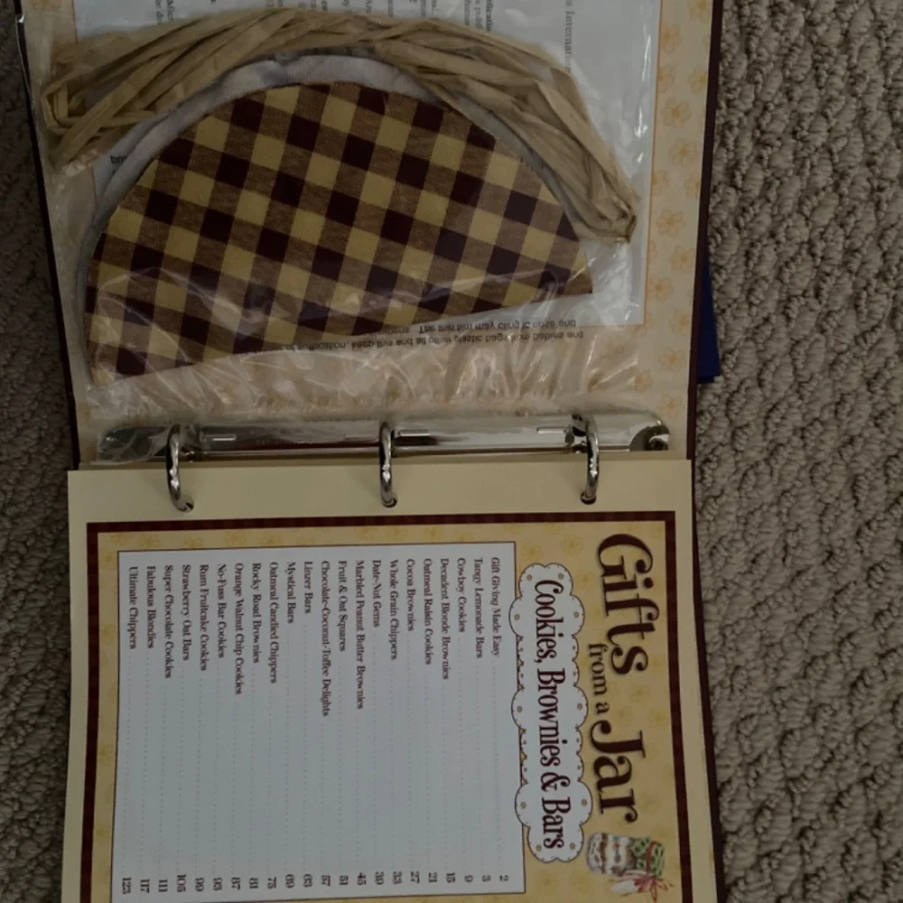 Two New Cookbooks Brand New Set of  Gifts from a Jar